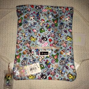 NWT Tokidoki Denim Daze Cinch Backpack ✨